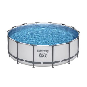 Bestway® Steel Pro MAX™ Frame Pool Komplett-Set mit Filterpumpe Ø 427 x 122 cm