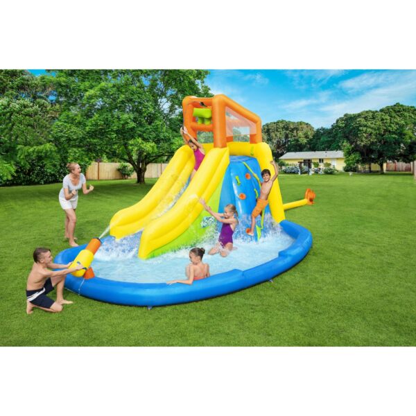 Bestway® H2OGO!® Mega-Wasserpark Mount Splashmore™ mit Dauergebläse 435 x 286 x 267 cm