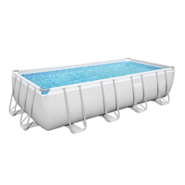 Bestway® Power Steel™ Frame Pool Komplett-Set mit Sandfilteranlage 488 x 244 x 122 cm