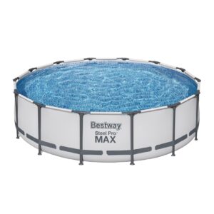 Bestway® Steel Pro MAX™ Frame Pool Komplett-Set mit Filterpumpe Ø 427 x 107 cm