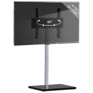 VCM Universal TV VESA Standfuß Ständer Fernseh Rack Holz Nalano