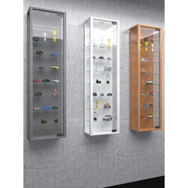 VCM Wandvitrine Hängevitrine Glasvitrine Wand Schaukasten Vitrine Glas Stano Maxi