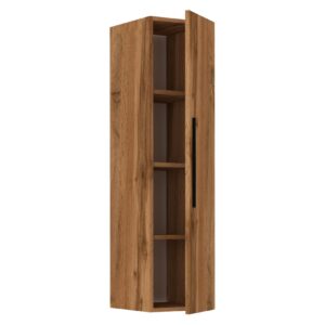 VCM Holz Wandregal Hängeregal Wandschrank Klappschrank Arila XL Senkrecht