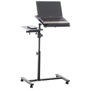 CLP Beistelltisch Liva I Neigbarer Betttisch Aus Metall I Laptoptisch Im Industrial Look