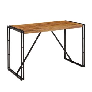 Schreibtisch FineBuy Bürotisch Holz Massiv 120x60x77 cm Computertisch Tisch