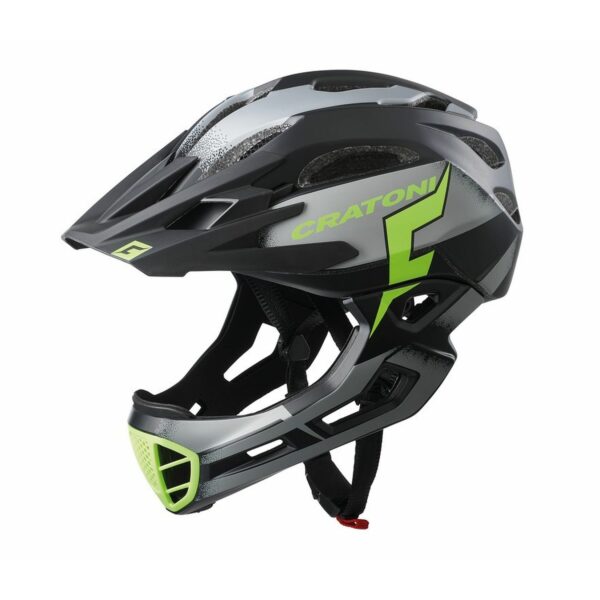 CRATONI MTB Fahrradhelm C-Maniac Pro schwarz/lime matt