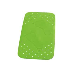 Badewanneneinlage Plattfuß inkl. Haken grün 38x72 cm