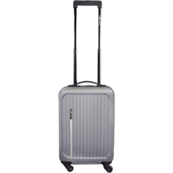 Leonardo Trolley silber Lederapplikation - 31L