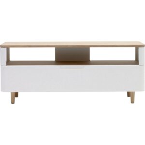 TV Tisch Amalie Fernsehschrank Hifi Schrank Lowboard Kommode Sideboard Holz weiß