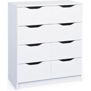 Kommode Wung Sideboard Highboard Schubladen Schlafzimmer Schrank weiß