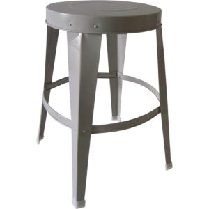 Metall Hocker 27cm grau