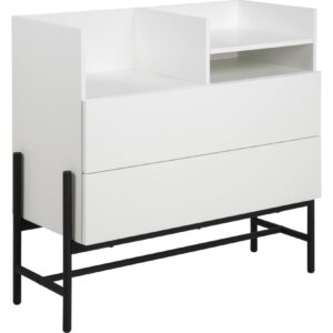 Kommode Noma Sideboard Highboard Schubladenschrank Schrank weiss schwarz