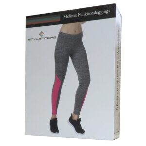 Damen Funktionsleggings grau meliert