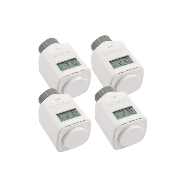 4 Stück IOIO HT 2000 Elektronischer Thermostat Heizkörperthermostat spart bis 30% Heizkosten