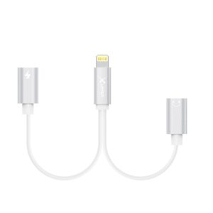 Xlayer KABEL Kabel Dual Lightning Adapter (1x Lightning auf 2x Lightning) White