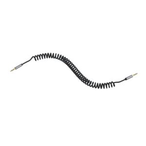 Xlayer KABEL Kabel Audio-Spiral AUX 3.5 mm Klinkenkabel 2.0 m Black