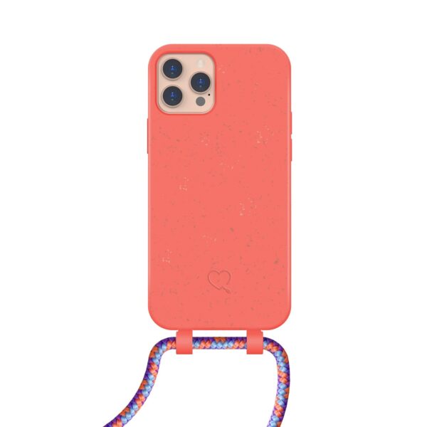 Lotta Power DIVERS SoftCase Bio Handy-Kette iPhone 12/12 Pro Coral/Rose