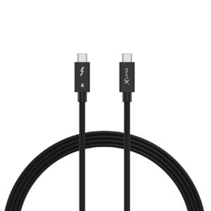 Xlayer Ladekabel USB-C Thunderbolt 4 Black 1 m