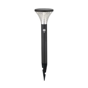 Solar Wegeleuchte Durazzo Spike 50 cm schwarz 600 lm Bewegungsmelder + Dauerlicht 11030