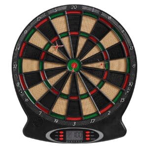 Best Sporting elektronische Dartscheibe LONDON LCD-Display mit 6 Pfeilen