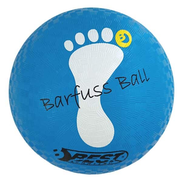 Best Sporting Barfuß Fußball I Leichter Ball Größe 5 I blauer Sportball I hochwertiger Kickball I Kinder Spielball aus Soft-Gummi