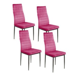 HTI-Living Stuhl Memphis Velvet Pink