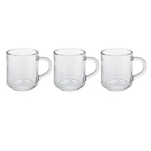 neuetischkultur Kaffee-Tee-Glas 3er Set klassisch