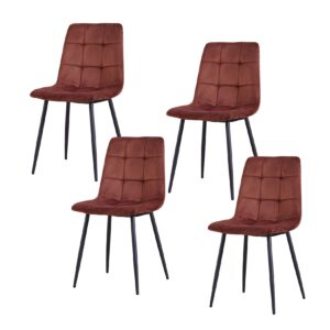 HTI-Living Stuhl Mesa Velvet 4er-Set