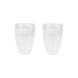 neuetischkultur Latte Macchiato-Glas doppelwandig 450 ml 2er-Set Jamila