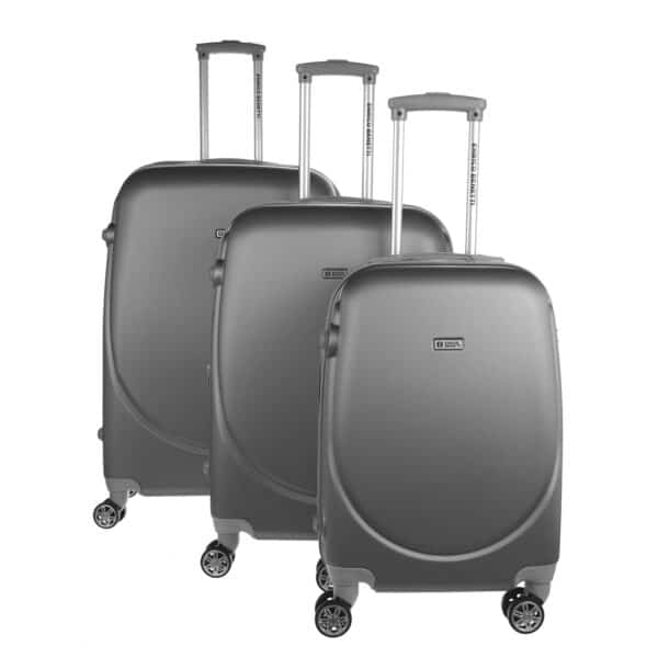 HTI-Living Reisekoffer 3-teiliges Set Silber 50/60/70