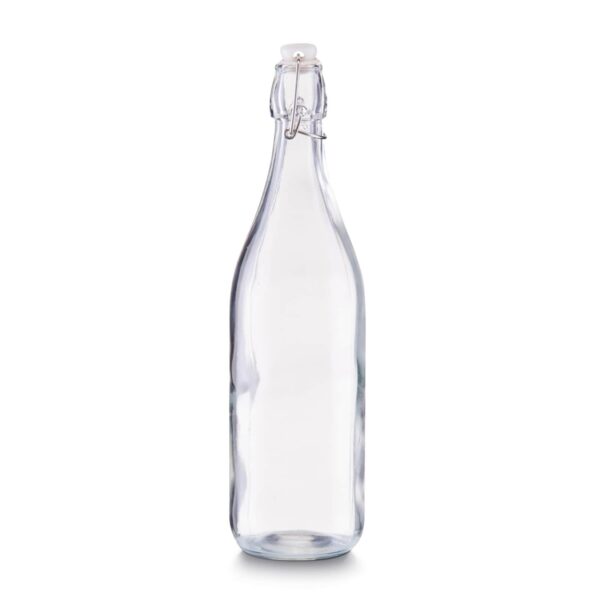 neuetischkultur Glasflasche 1 Liter mit Bügelverschluss