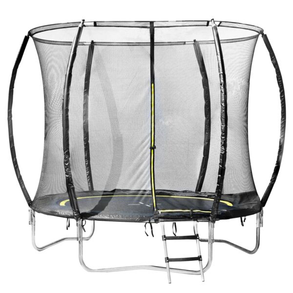 Gartenfreude Kinder Trampolin 244 cm Sprungtuch und Sicherheitsnetz