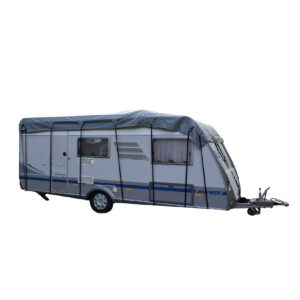 GreenYard® Wohnwagen Schutzdach 750 cm Schutzhülle Wohnmobil Abdeckung Dach Garage