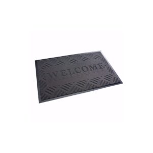 acerto® Schmutzfangmatte WELCOME grau 40x60cm