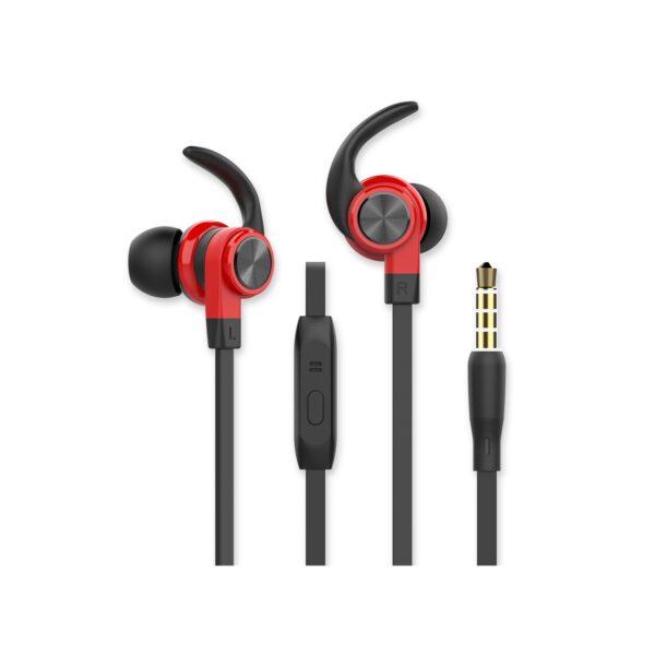 Fontastic in-ear Headset "Spry" schwarz/rot