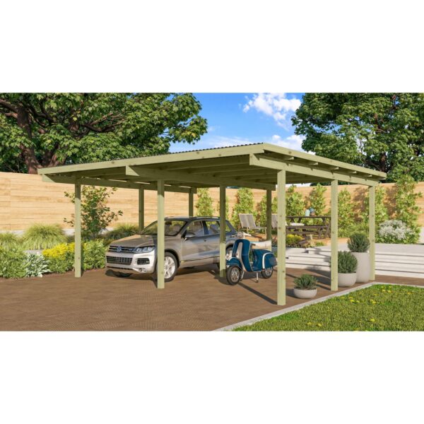 Karibu Doppelcarport  "Twin Carport One" KDI