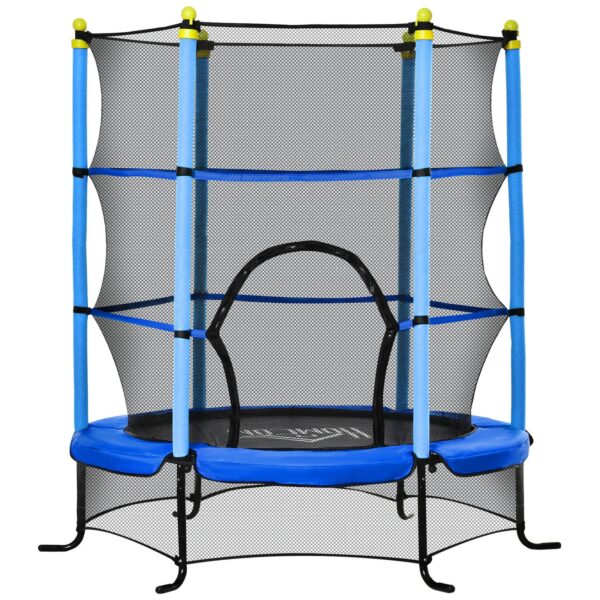 HOMCOM Trampolin mit Sicherheitsnetz Ø163 x H163 cm