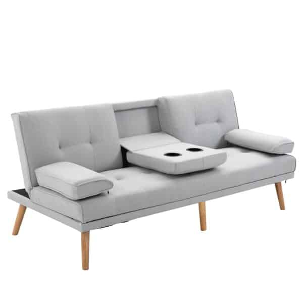 HOMCOM Schlafsofa als 3-Sitzer