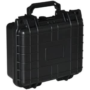 Outsunny Wertsachenkoffer im 2er-Set schwarz 26L x 22B x 12Hcm