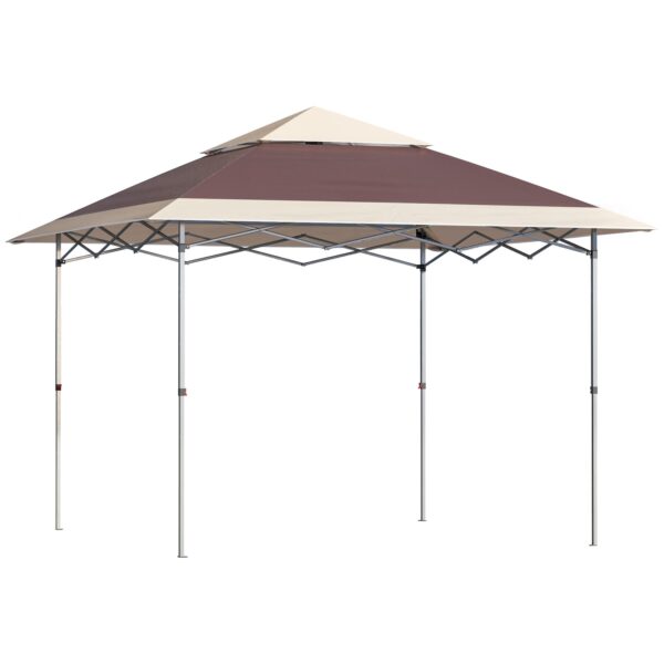 Outsunny Pop-Up-Pavillon zusammenfaltbar 350 x 350 x 268 cm (L x B x H)