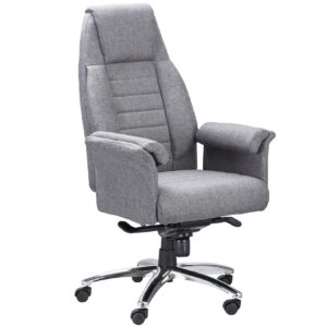 Vinsetto Bürostuhl  ergonomisch hellgrau 68 x 72 x 118-128 cm (BxTxH)