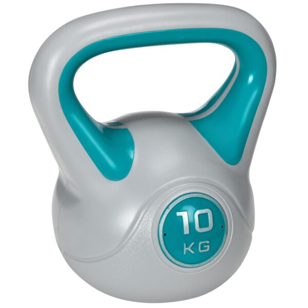 SPORTNOW Kettlebell mit Griff blau 22L x 16B x 26H cm