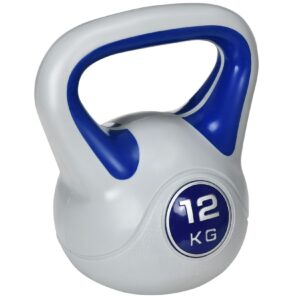 SPORTNOW Kettlebell mit Griff blau 24L x 17B x 28H cm