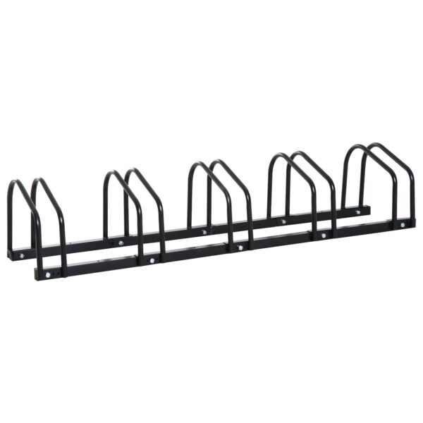 HOMCOM 5er Fahrradständer 130 x 33 x 27 cm (LxBxH)