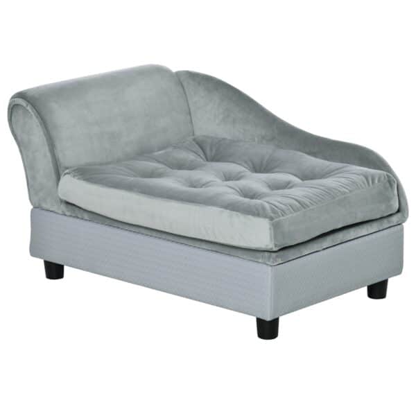 PawHut Hundesofa hellblau 76 x 45 x 41