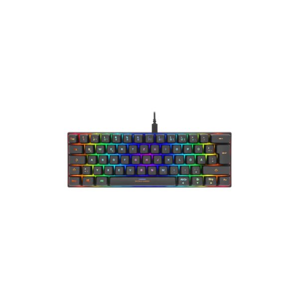 DELTACO GAMING Mechanische Mini Gaming Tastatur GAM-075-D