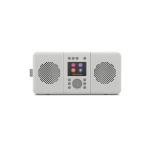 Pure Elan Connect+ Stone Grey kompaktes Radio mit USB Bluetooth DAB und UKW