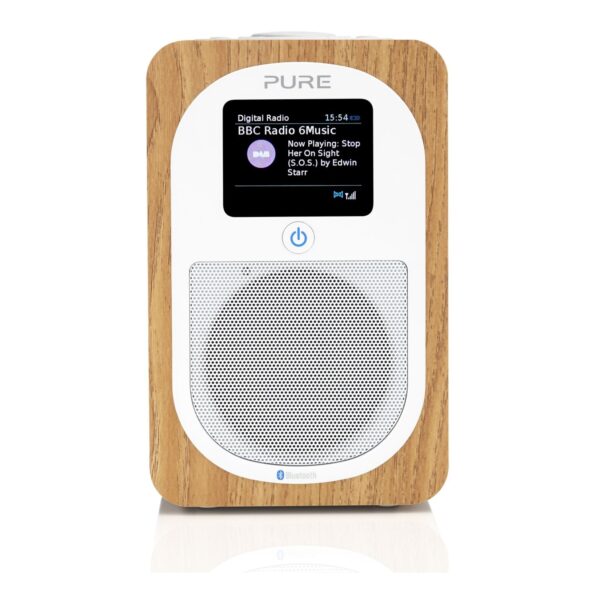 Pure Evoke H3 Oak EU/UK Digitalradio DAB+/UKW Bluetooth und Weckfunktion