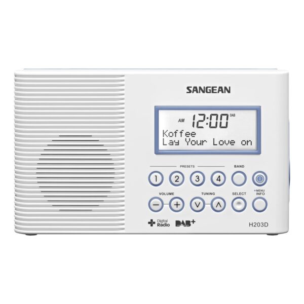 SANGEAN H-203 DAB+ Wasserdichtes Radio mit DAB+