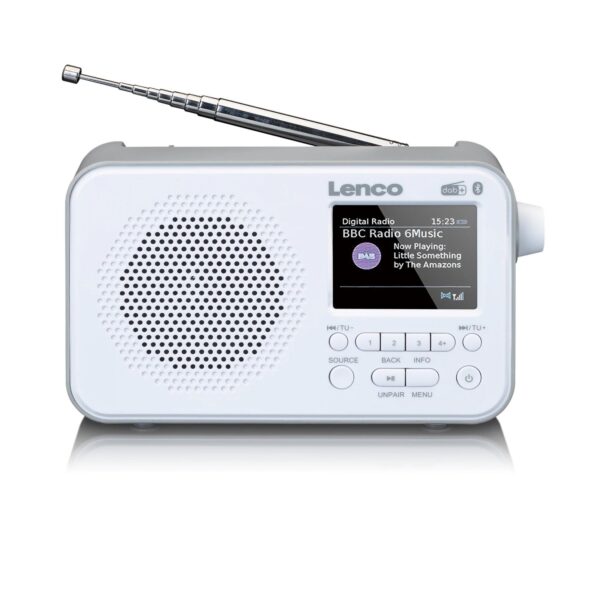 Lenco PDR-036 DAB+ FM Radio mit Bluetooth Tragbares Radio